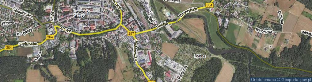 Zdjęcie satelitarne Potokowa ul.